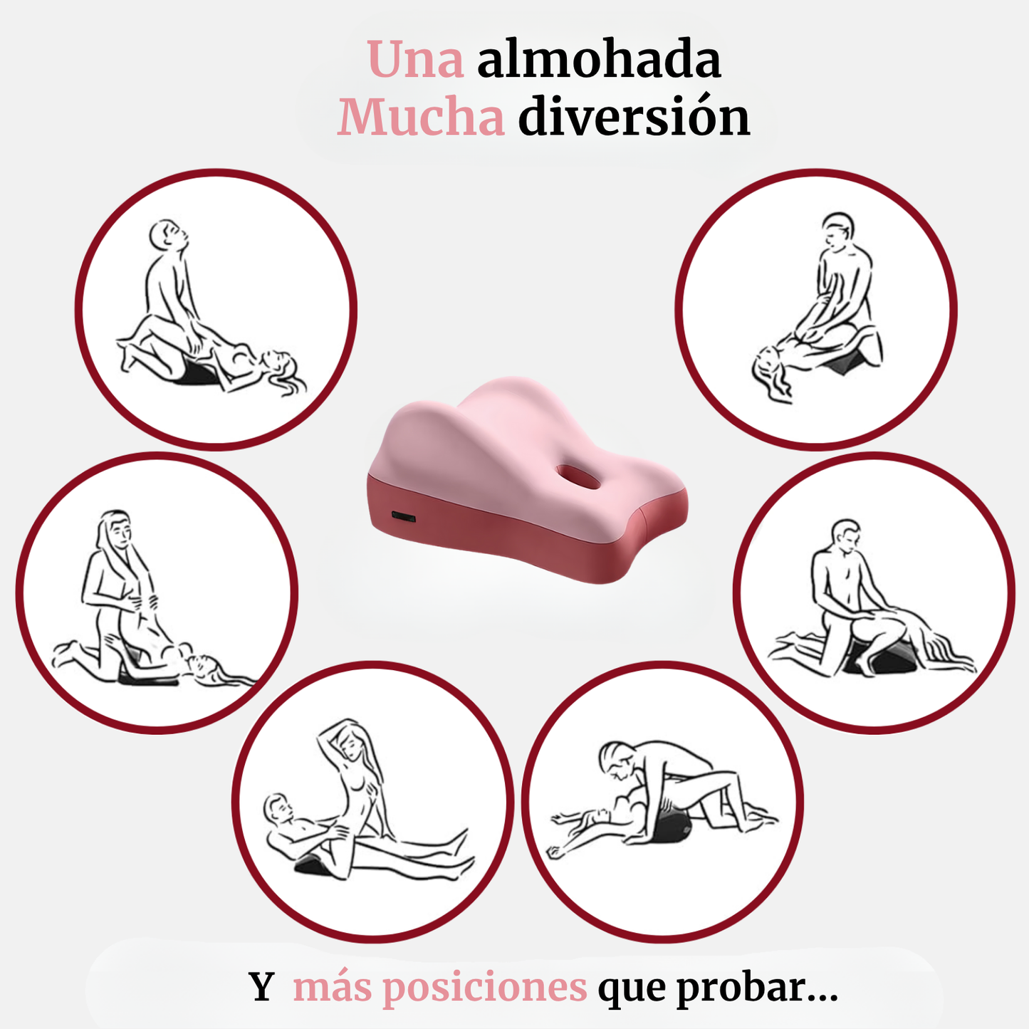 La almohada Sensuara - Perfectamente diseñada para parejas