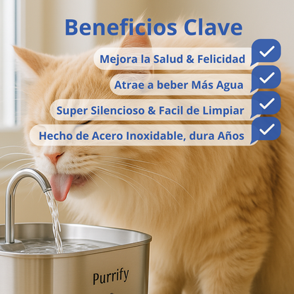 Dale Más Años de Vida a Tu Gato con el sistema Tripe-Filtrado de Purrify™