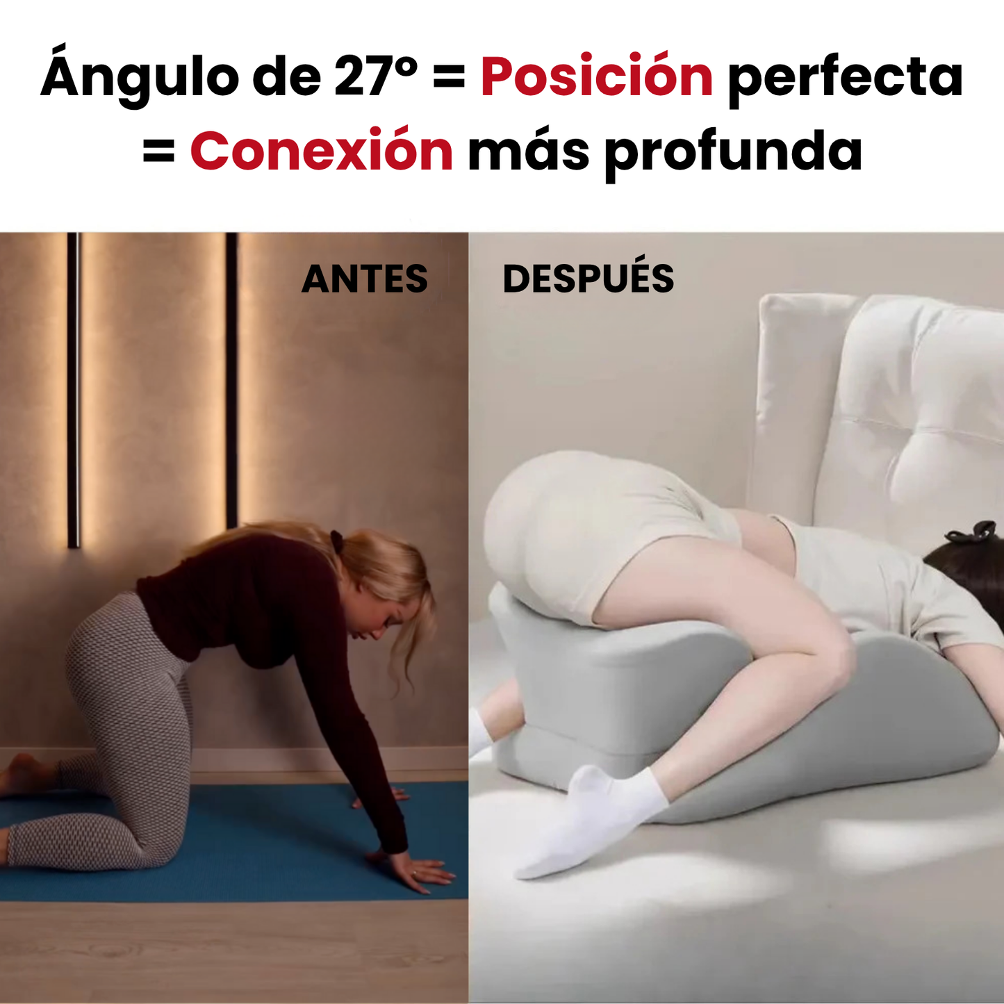 La almohada Sensuara - Perfectamente diseñada para parejas