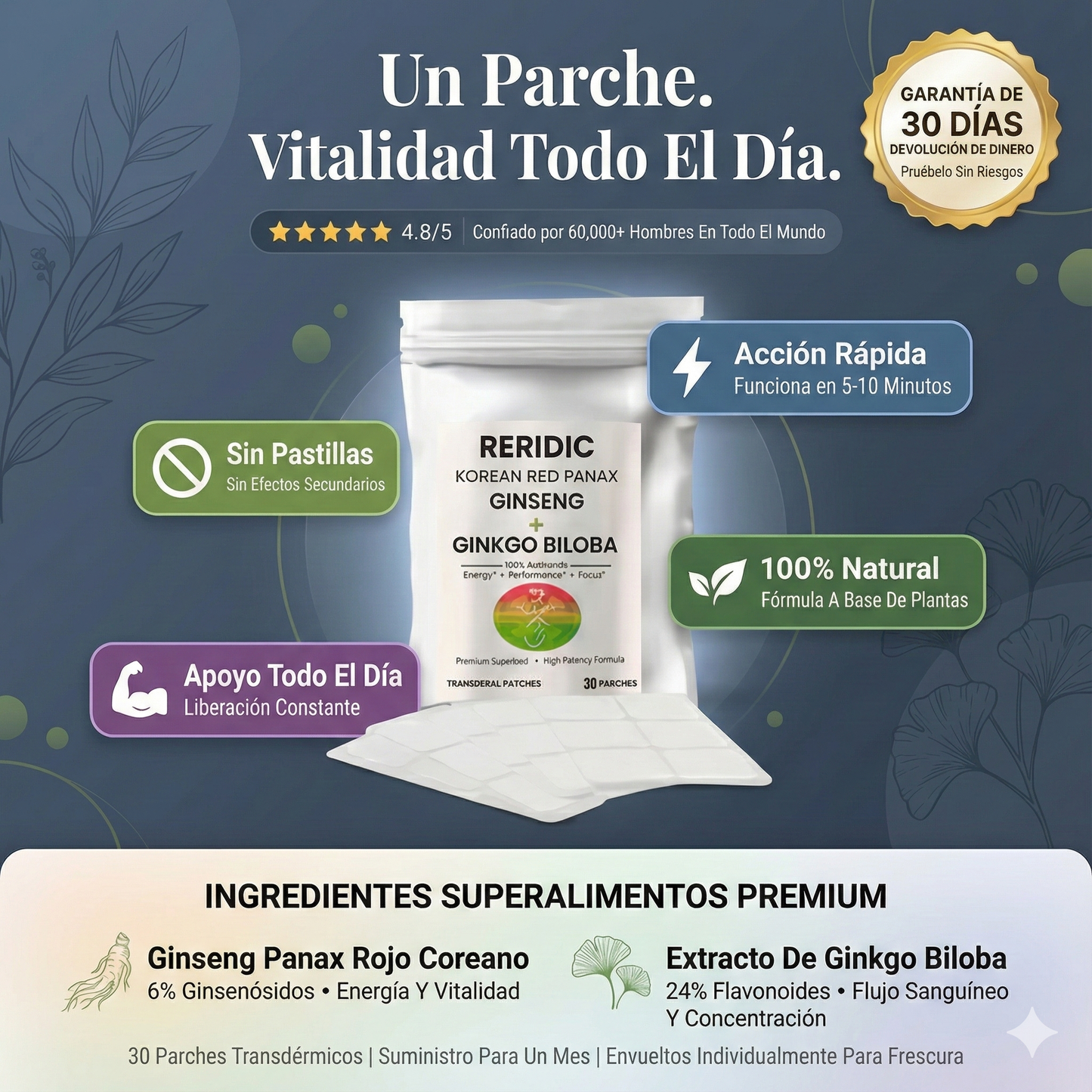 Reridic Parche de Máxima Penetración