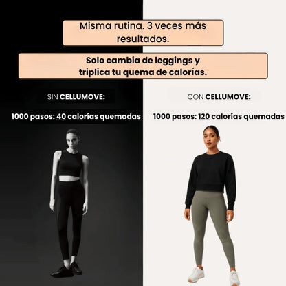 Legging 3D Cellumove – Redefine tu silueta sin esfuerzo