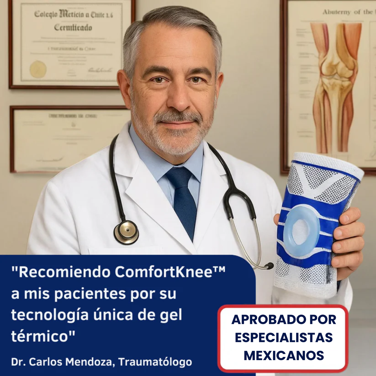 ComfortKnee™ - Rodillera con tecnología TermoGel™