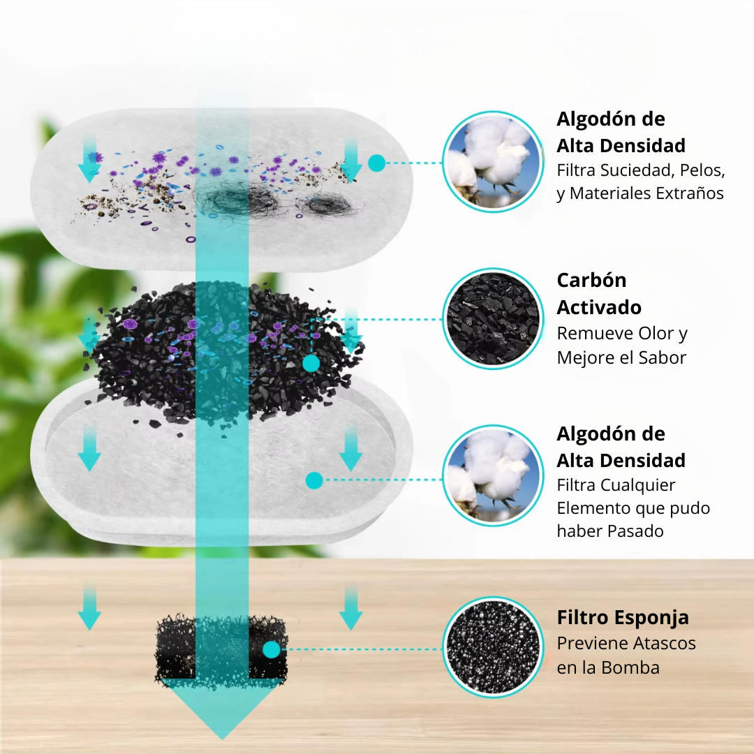 Dale Más Años de Vida a Tu Gato con el sistema Tripe-Filtrado de Purrify™